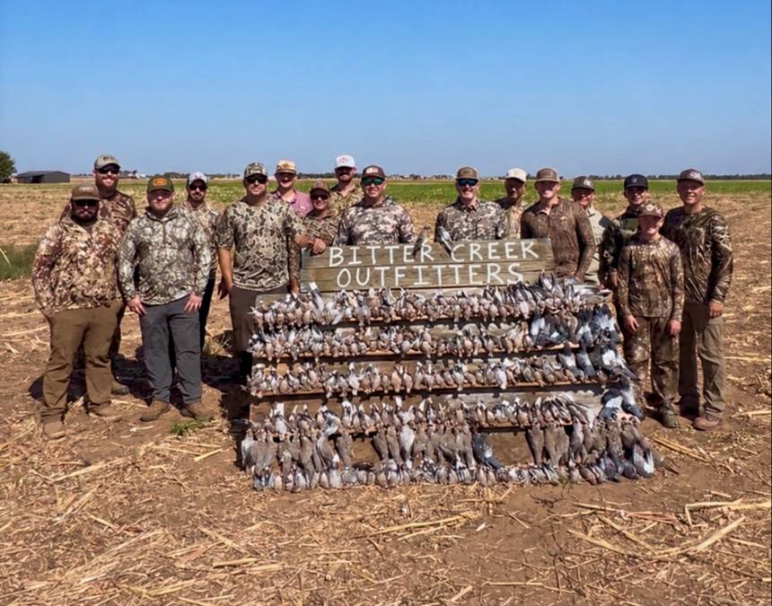 Oklahoma dove hunt with Bitter Creek Outfitters