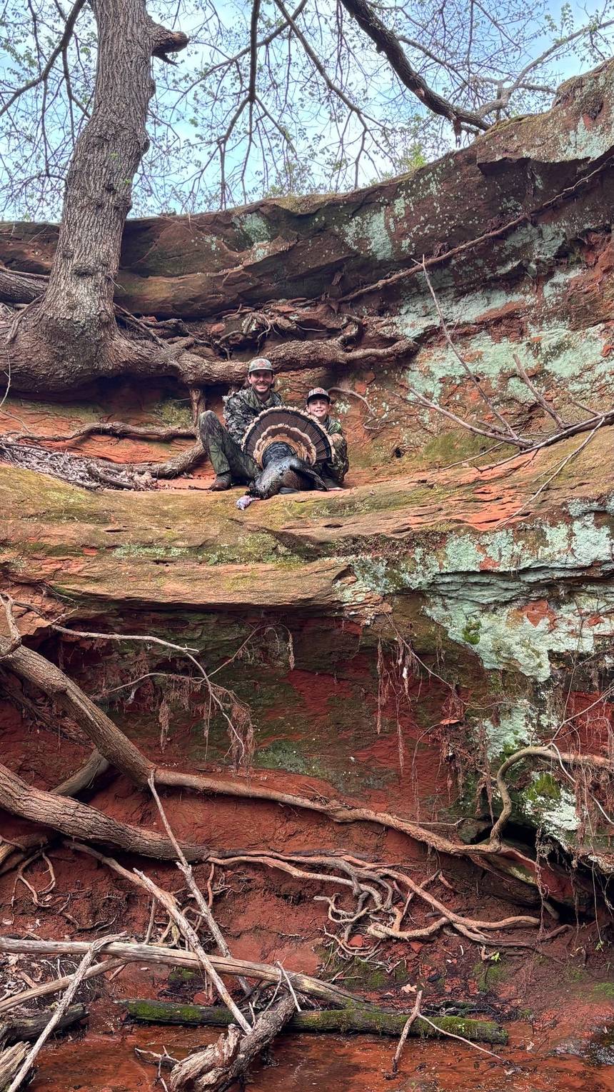 Rio Grande turkey hunt with Bitter Creek Outfitters in southwest Oklahoma