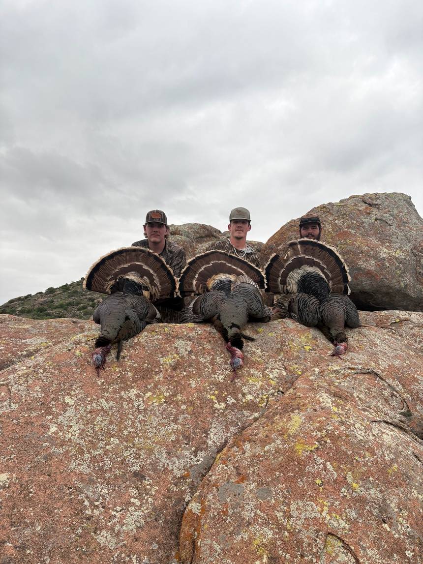 Rio Grande turkey hunt with Bitter Creek Outfitters in southwest Oklahoma