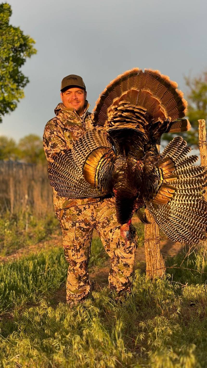 Rio Grande turkey hunt with Bitter Creek Outfitters in southwest Oklahoma