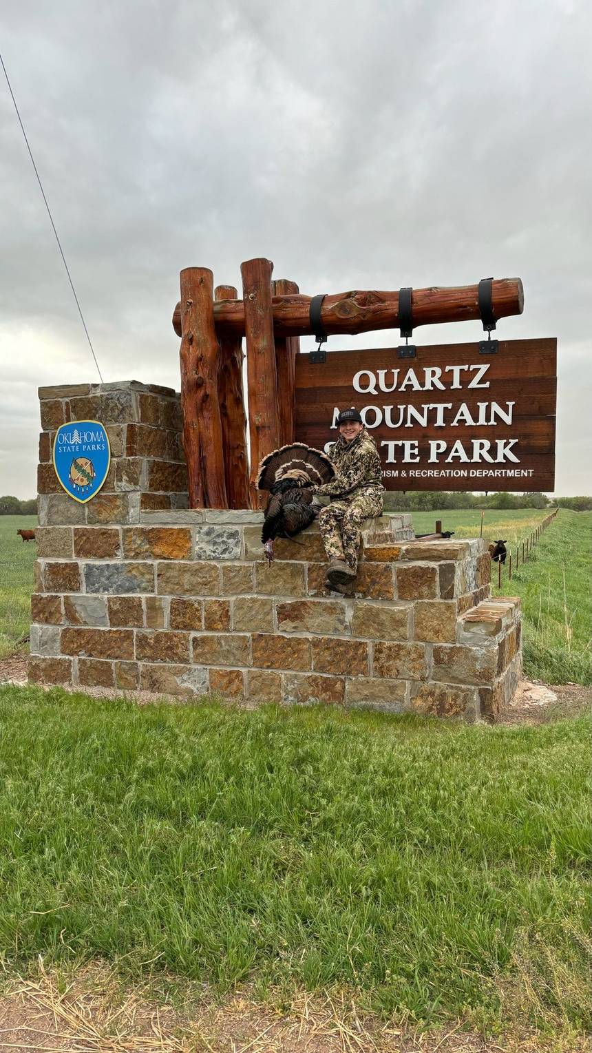 Rio Grande turkey hunt with Bitter Creek Outfitters in southwest Oklahoma