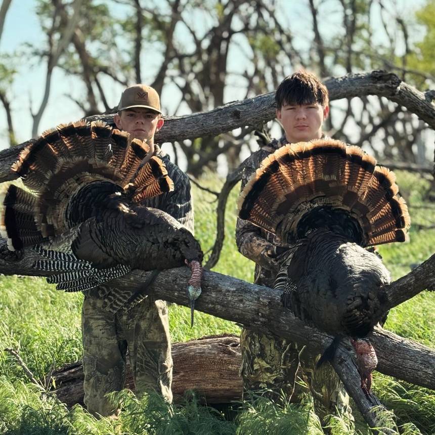 Rio Grande turkey hunt with Bitter Creek Outfitters in southwest Oklahoma